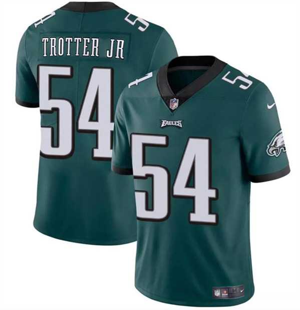 Men & Women & Youth Philadelphia Eagles #54 Jeremiah Trotter Jr Green 2024 Draft Vapor Untouchable Limited Stitched Jersey->philadelphia eagles->NFL Jersey